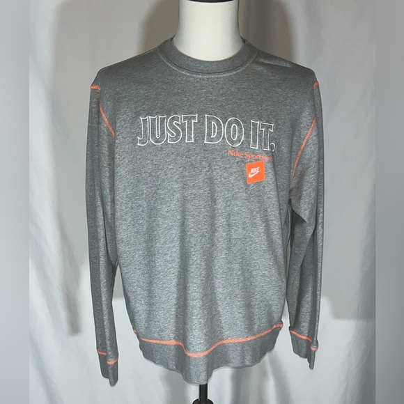 Nike Other - Nike Just Do It Sweatshirt w/Contrast Stitching
